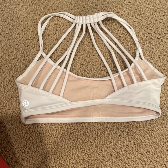 LULULEMON LIGHTEN UP SPORTS BRA WHITE - Picture 3 of 3